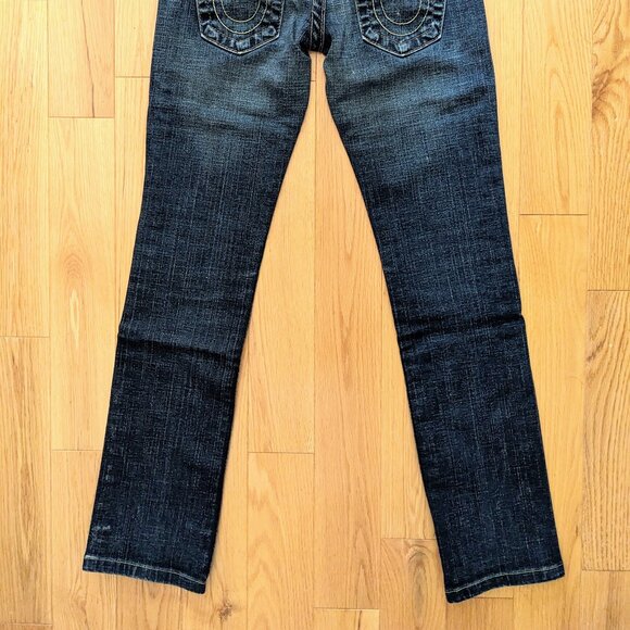 True Religion Jeans - Billy Low-Rise Flap Pocket Straight Leg - Size 25 - Petite - Picture 4 of 9